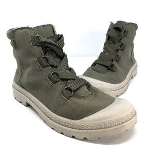 Rocket Dog Sneakers Womens 7.5 Piper Melstone Olive Green Platform Hi Top Casual